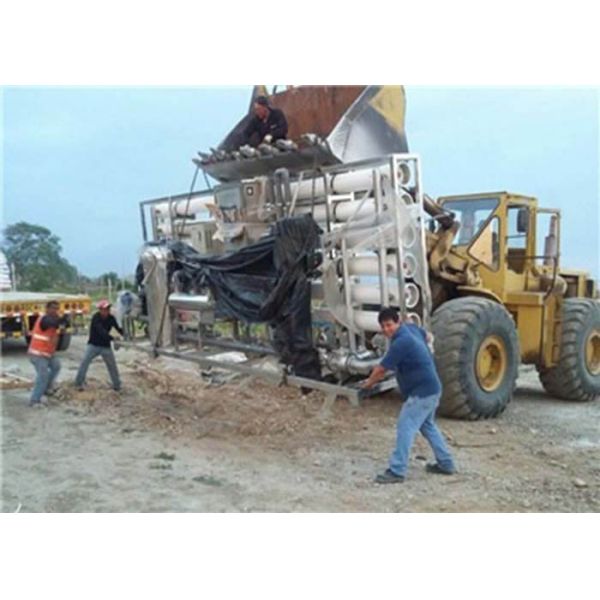 50M3/H Water Treatment System / Pure Water Filter 50T/H With Blue Fiberglass For Drinking