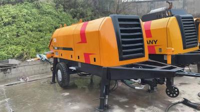 10-18Mpa Refurbished Concrete Trailer Pump Concrete Stationary Pump Deutz Engine