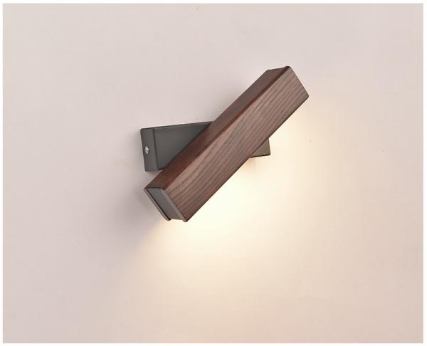Nordic Solid Walnut Wood Wall Lamp AC110-240V LED Wall Sconces wood wall lamp (WH-OR-64)