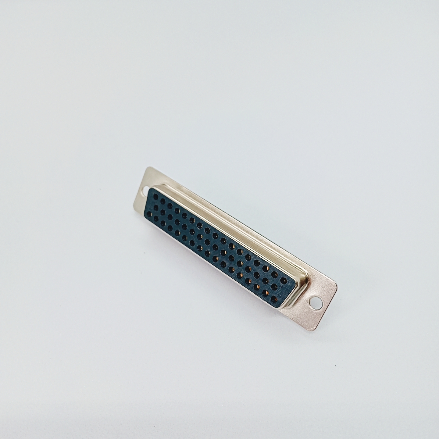 50 Pin D-Sub Connector DB-50 with Solder Cup Termination and Nickel-Plated Metal Shell