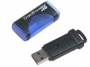 O flash marcado de USB conduz para kingston DTC 10