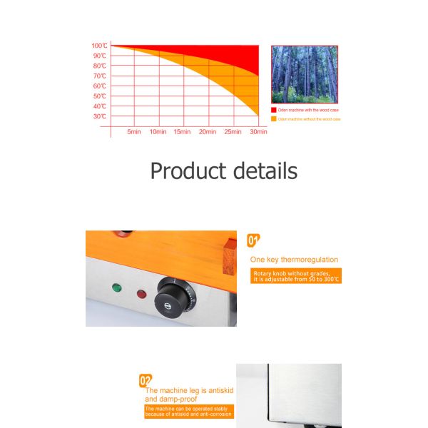 Нержавеющая сталь Внутренний горшок Противообжигающий деревянный корпус снаружи Oden Пищеварка для ресторана