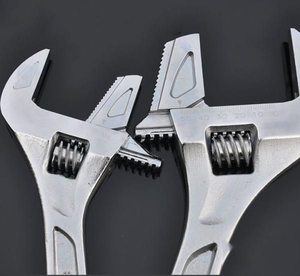 150mm 5.5mm Forged Steel Wrench Disassemble 12 Inch Adjustable Double End Open