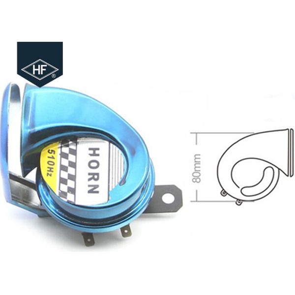 Waterproof 12V 130dB Other Motorcycle Parts Snail Air Horn Siren Loud For Car / Truck