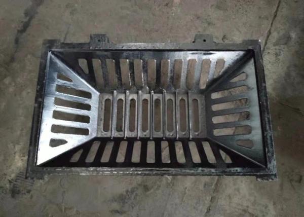 Black Bitumen Coated Ductile Manhole Cover 5.5 - 100kg Easy Installation Customized Product