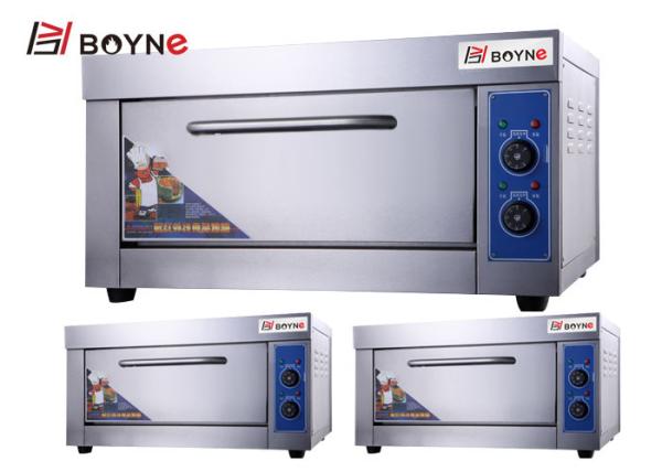 Oven One Deck One Tray elétrico de aço inoxidável completo para o uso de cozimento