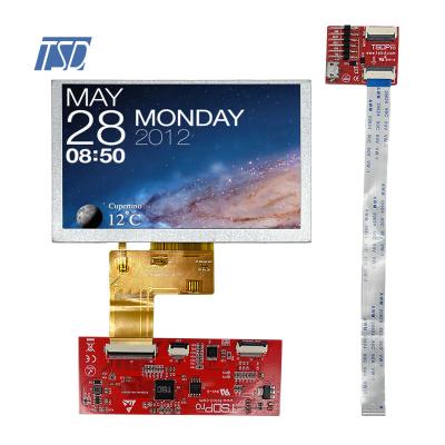 RTP 800x480 5 relação do módulo HMI UART da exposição de Tft Lcd da polegada