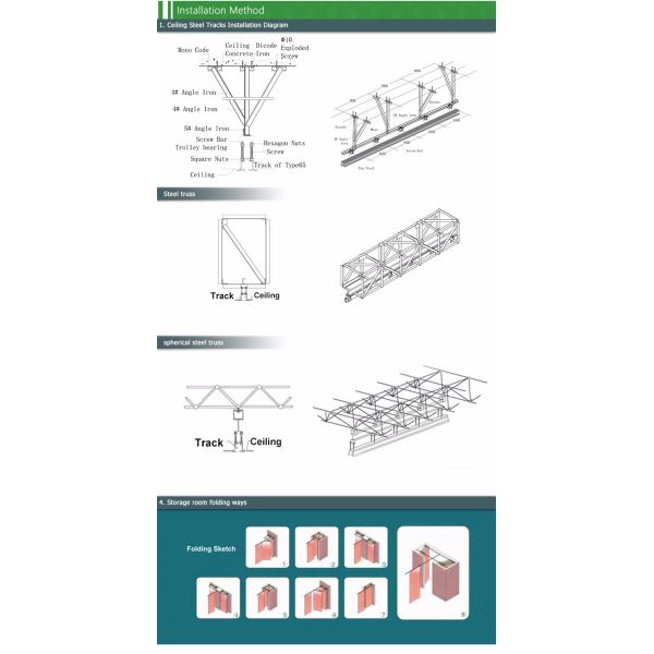 Aluminum Sliding Doors / Collapsing Aluminum Sliding Partition Walls Easy Installation