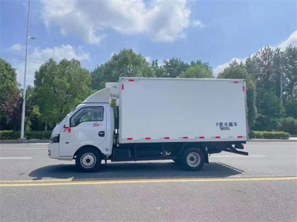 Small Dongfeng Refrigerator Truck Container Type 2 Ton 3ton Refrigerated Truck for Sale
