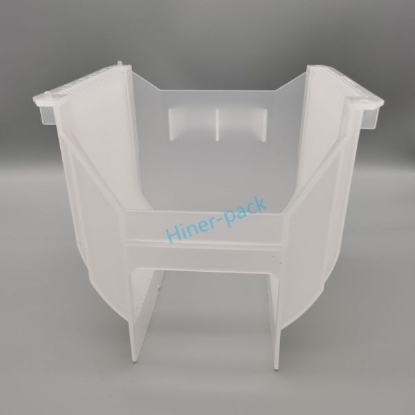Sala limpa 8 polegadas Transparente PP Material Wafer Carrier Cassete Semicondutor Caixa de embalagem