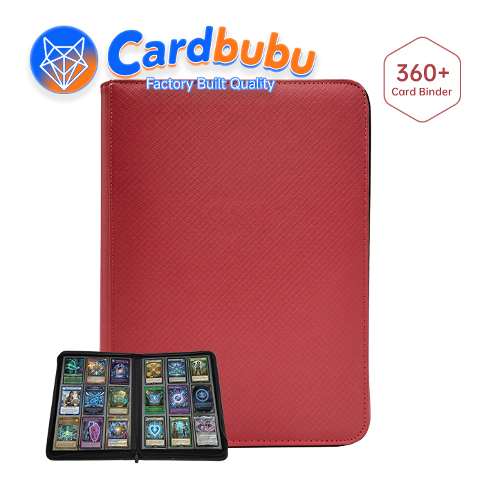 Custom PU Leather Card Binder Manufacturer for Bulk Trading Card Projects TCG