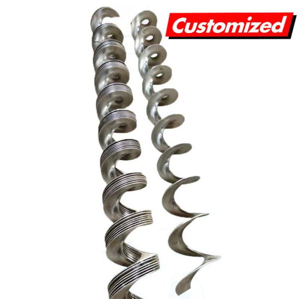 Easy Installation Adjustable Stainless Auger Screw With Various Specifications