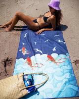 A tela feita sob encomenda maioria imprimiu o empacotamento de Logo Beach Towel Opp Bag