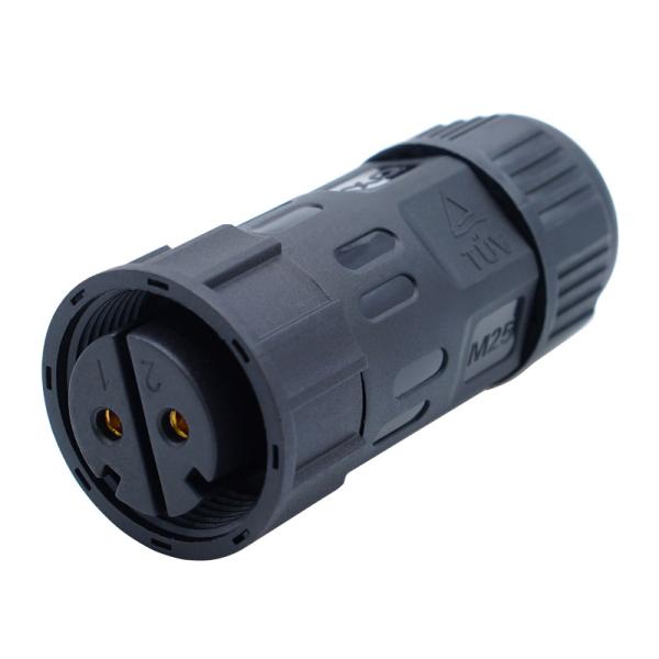 M20 Threaded Panel Mount Waterproof Connector Ip67 Ul Self Locking