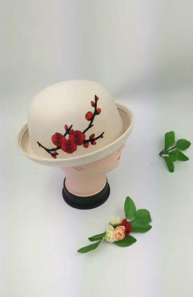 Woven Washed Label Broad Brimmed Hat Patch Panel Style Available 56cm - 60cm