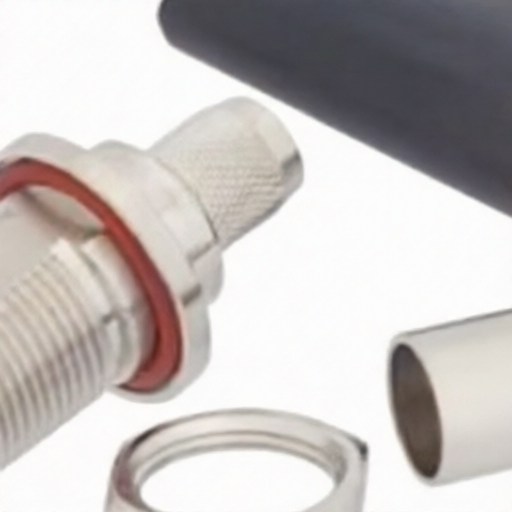 N Female Connector L-com EZ-400-NF-BH-LC Designed for LMR-400 LMR-400-DB and LMR-400-FR Coax Cables