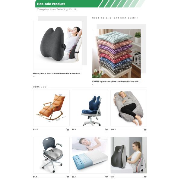 Knitted Memory Foam Coccyx Seat Cushion and Pillow for Stadium Made of 100% Polyester