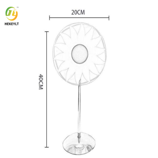 Светодиодные прикроватные лампы Sunflower Touch Modern Iron Arcylic