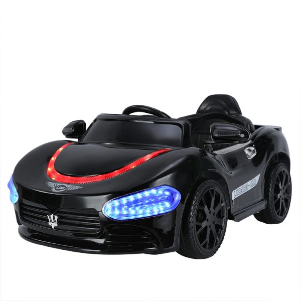 12V Battery Operated Electric Ride On Car with Two Seater and Music for Kids in White
