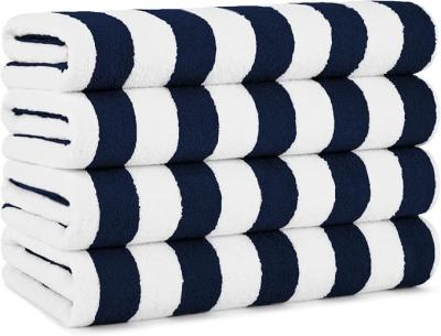 Skin Friendly Custom Beach Towels Cotton Beach Blanket 30*70 Inch