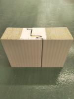 OEM do painel de sanduíche 100kg/m3 de Rockwool de lãs minerais da selagem do plutônio