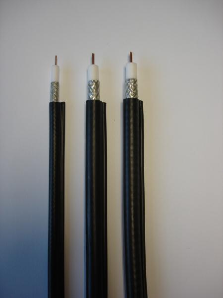 SCTE Standard RG6 75 ohm Coaxial Cable Tri-Shield Coax Cable For Cable TV