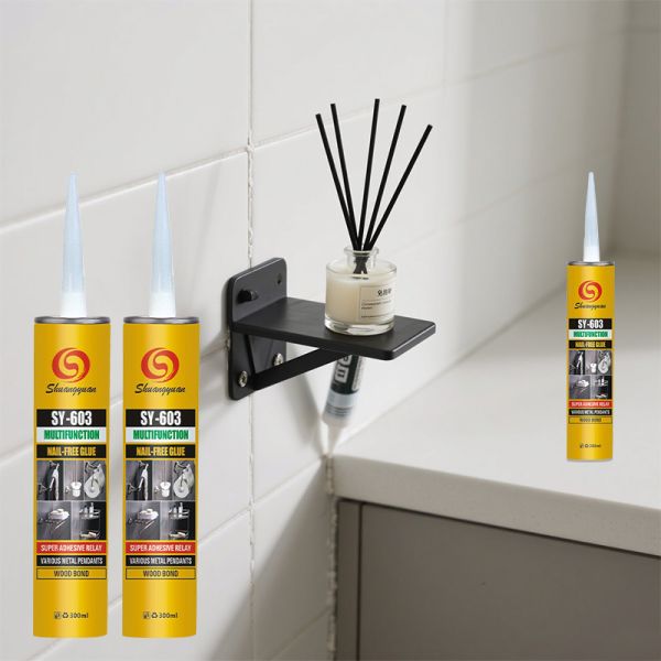 Multi Purpose Nail Free Adhesive Weather Resistant For Home Decoration DIY Projects