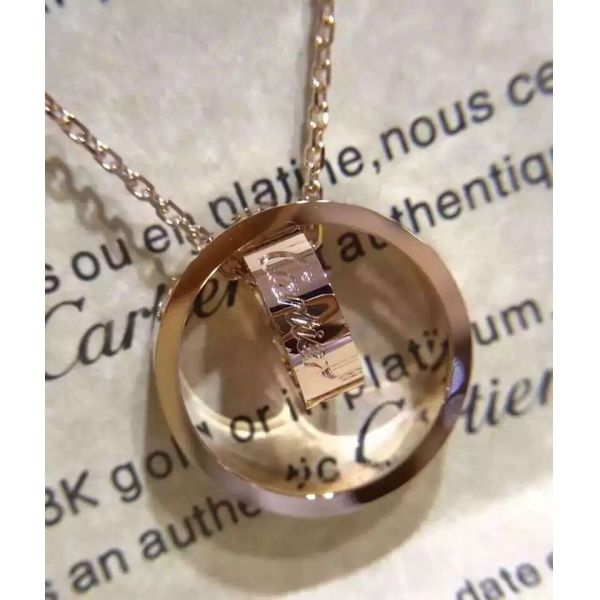 China Jewelry Factory Highest Quality Brand jewelry Diamond Necklace Design Love Necklace 18K Gold