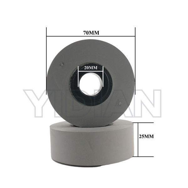 Edgebanding Press Rubber Roller / Pressure Wheels For Homag Edgebander 70*20*25