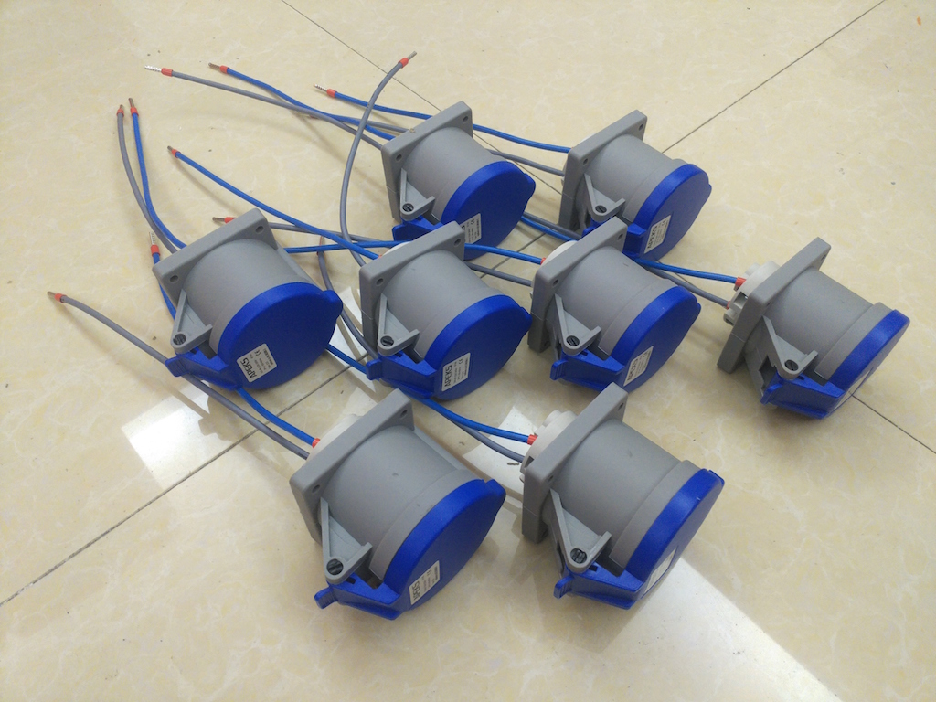 Погода 32AMP IP44 защитила поколение промышленных гнезд штепсельной вилки 3-ее