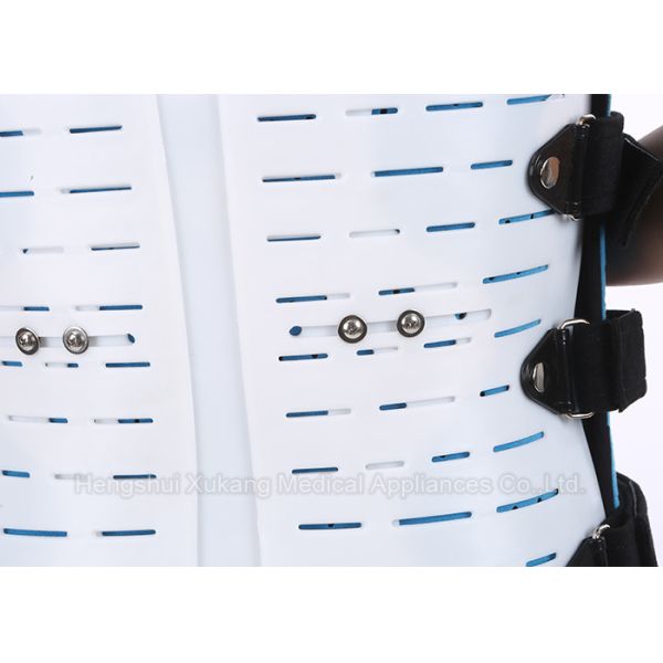 Flannel And PVC Thoracic Lumbar Sacral Orthosis Brace For Lower Back Pain Treatment