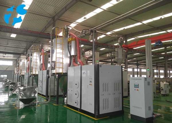 Gas Pipes Desiccant Bed Dryer / Plastic Drying Equipment Simens PLC Control