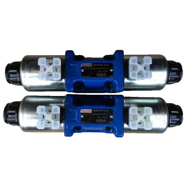 Válvula proporcional Rexroth 4WE10R5X/EG24N9K4/M Azul Eficiencia Energética Fácil de Instalar Buen Ahorro de Energía