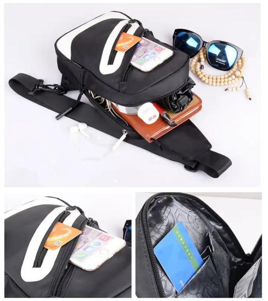 Foldable Waterproof Cross Body Sling Shoulder Messenger Chest Bag For Men and Women