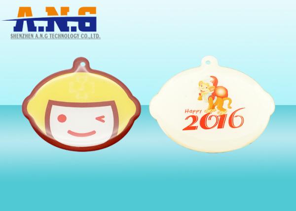Reusable RFID Mini Smart Epoxy Card , E - Payment Resin crystal tag