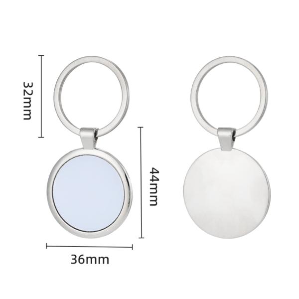 Blank Metal Sublimation Bottle Opener With Keychain DIY Sublimation Blank Keyring