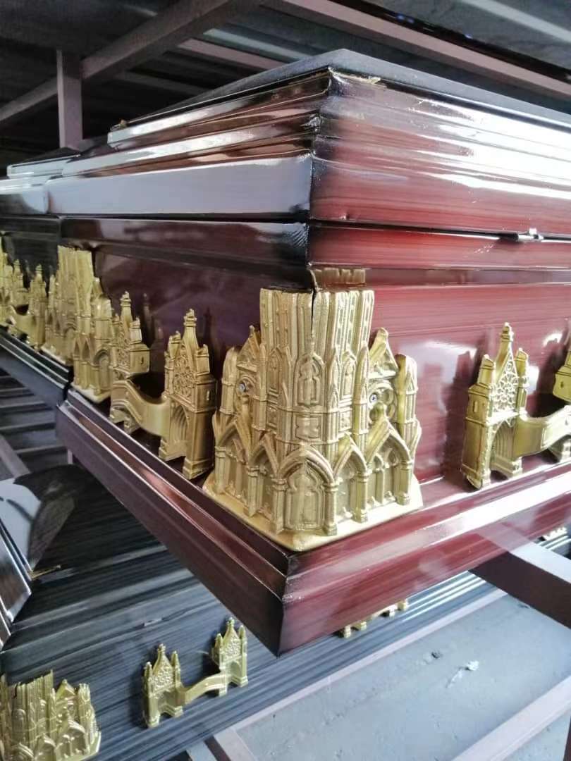 Угол К024 ручки ларца похоронного украшения пластиковый для орнаментов гроба