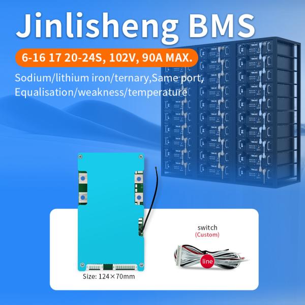 KLS ハードウェア BMS リチウムイオンlifepo4 バッテリー 10A 20A 30A 40A 50A 6S 7S 8S 9S 10S lifepo4 bms管理システム