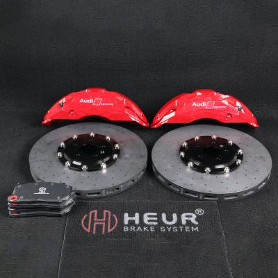 Lightweight Customized Ferrari Carbon Ceramic Brakes Rotors 440*40*101mm Front Set