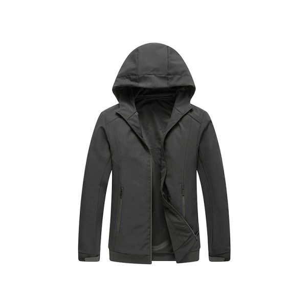 Waterproof Windproof Hooded Sports Top Windbreaker Lightweight Walking Coat