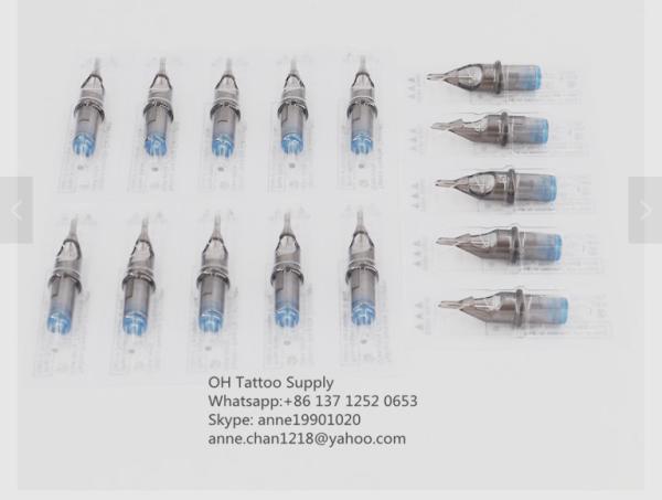 Membrane Revolution Safety Tattoo Needle Cartridges Equipped With Stabilizer 316L Needles E O Sterilized