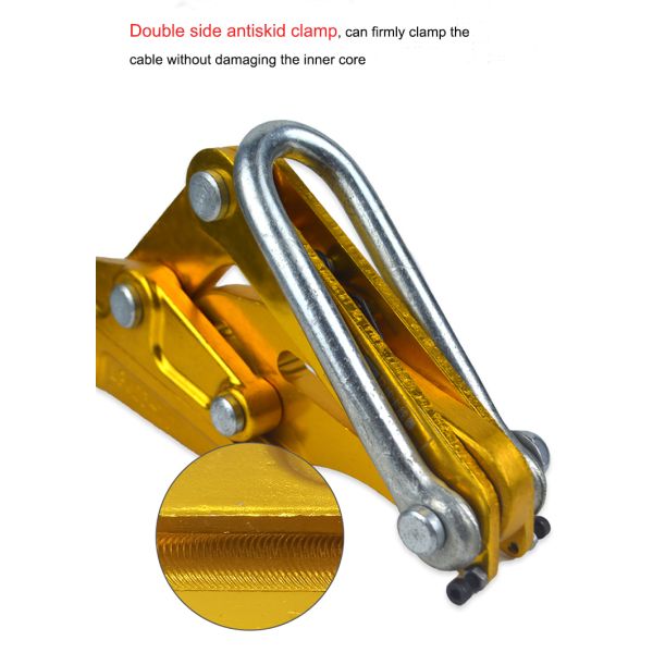 25KN Aluminum Alloy Insulated Cable Come Along Clamp