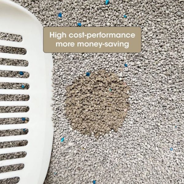 El mineral de acumulamiento fuerte Cat litter 100 por ciento libre de polvo Crushed ore litter inofensivo