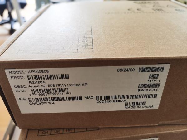 HPE Aruba AP505 802.11ax Point d'accès sans fil à radio double