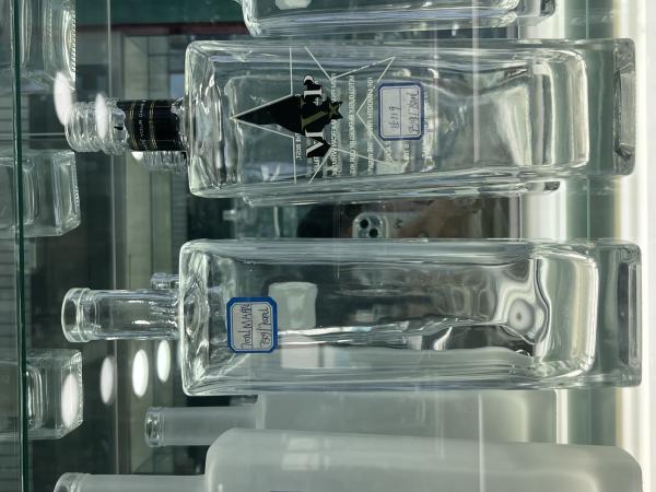 100 ml 200 ml 375 ml 500 ml 750 ml 1000 ml garrafa de vidro transparente para uísque vodka brandy gin