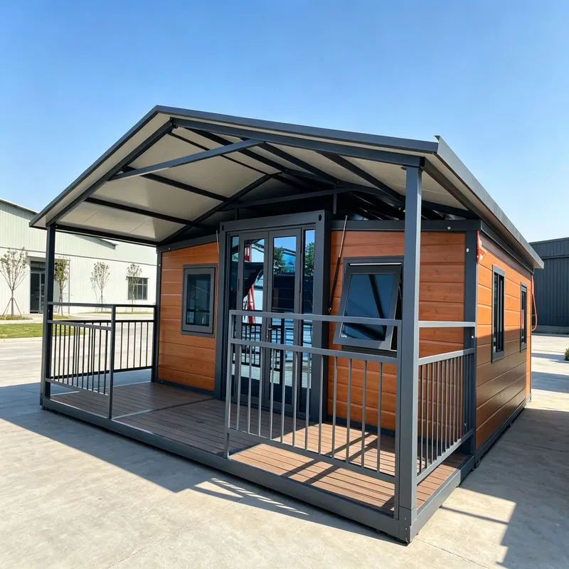 Luxury Expandable Container House with Double Wing Design
