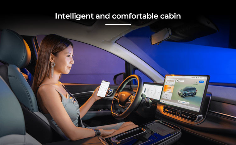 Aion V 80plus Электрический внедорожник 2024 Модель 600KM Длинный пробег L2 Уровень вспомогательного вождения Трехсторонняя литийная батарея