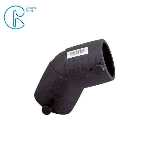 HDPE Electrofusion 45 Degree Pipe Elbow For Gas Supply