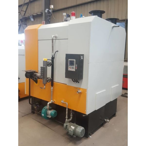 Central Heating Wood Pellet Biomass Boiler , 1000KG Biomass Pellet Steam Boiler