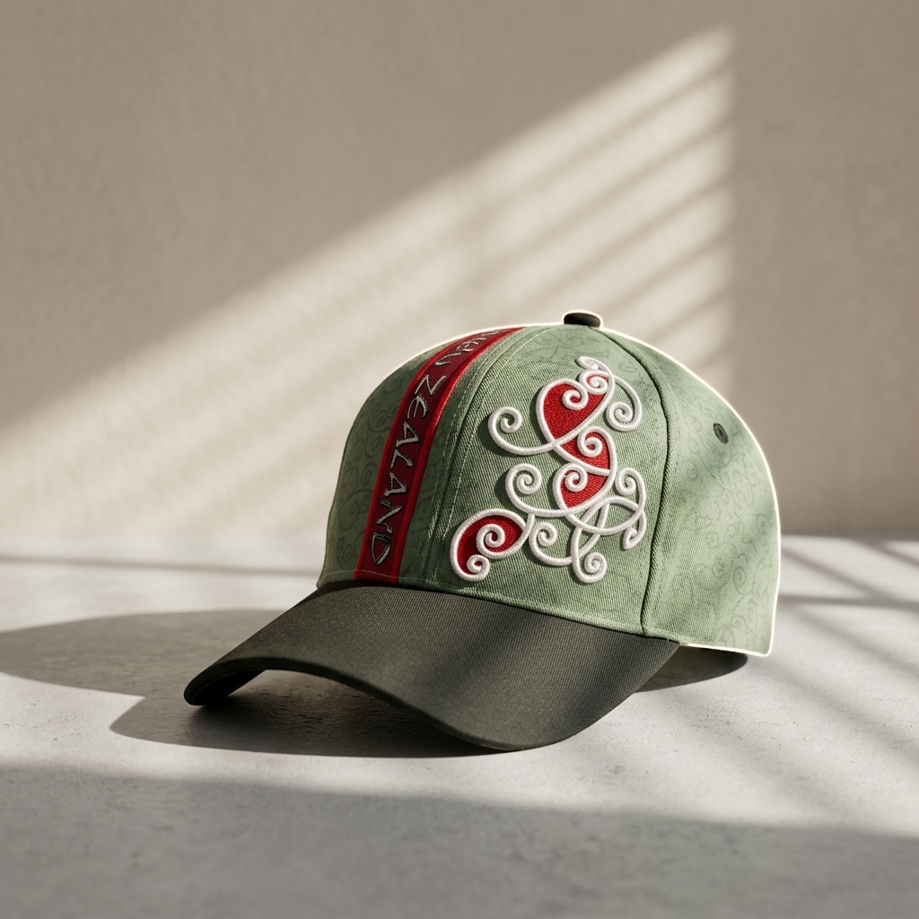 Chain Stitch Embroidery Baseball Cap Looping Thread Vintage Handcrafted Logo